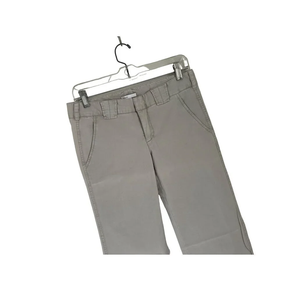 VINCE Casual Pants Cotton Strait Cut Chino 4 Pockets Gray Size 4